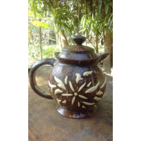 Coconut Shell Tea Pot 