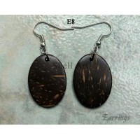 Coconut Shell Earrings [25]