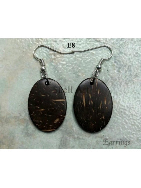 Coconut Shell Earrings [25]