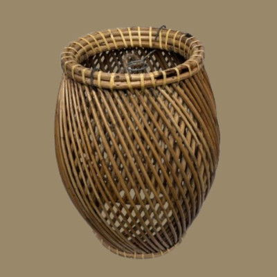 Cane Floor Vase