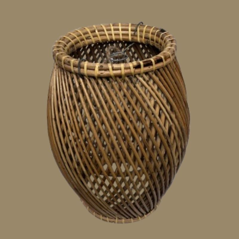 Cane Floor Vase