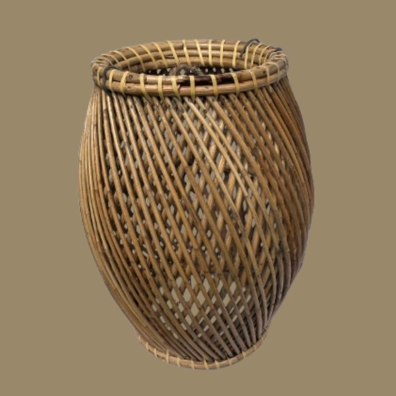 Cane Floor Vase