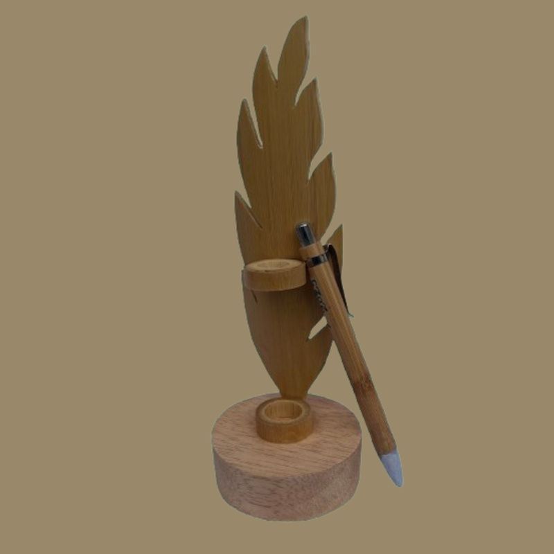 Bamboo Pen Stand