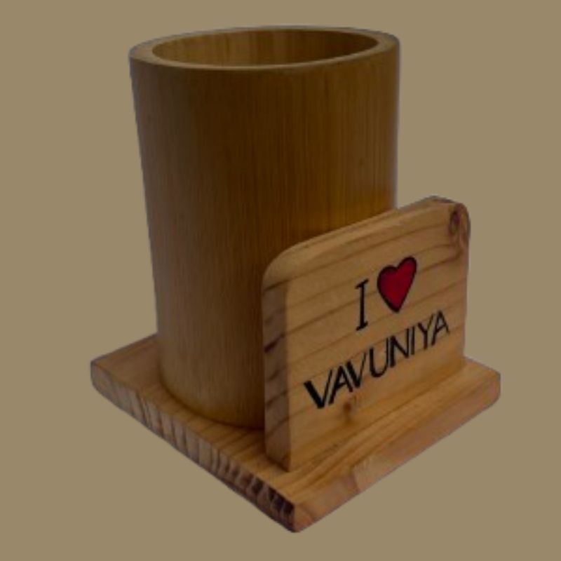 Multi-Purpose Bamboo Holder