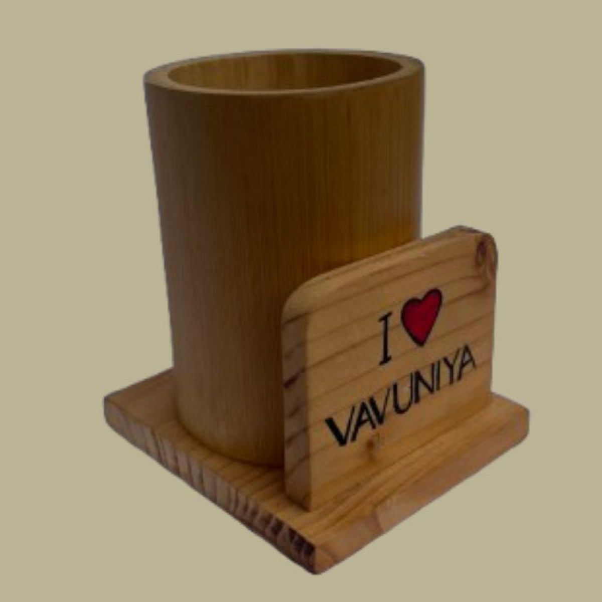 Multi-Purpose Bamboo Holder