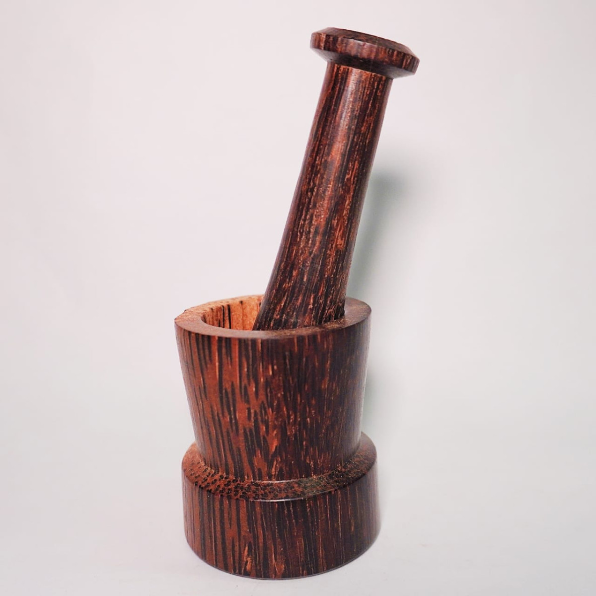 Wooden Mortar and Pestle