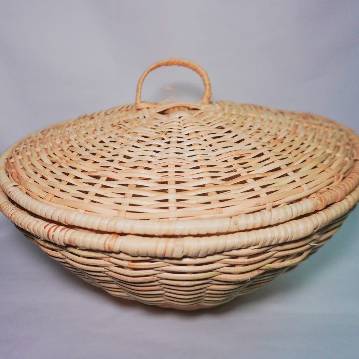 Wicker Basket with Lid