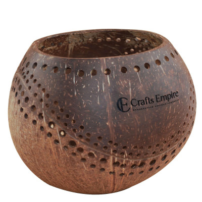 Coconut Tea Light  Candle Holder