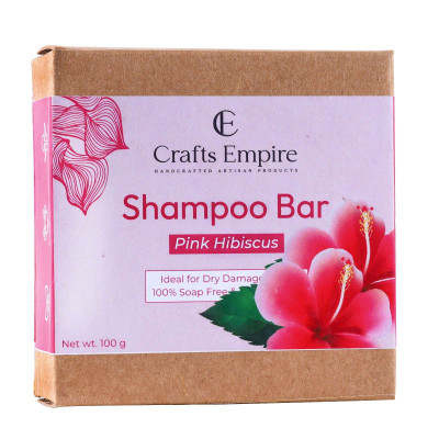 Pink Hibiscus Shampoo Bar
